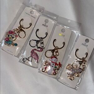 All 4 Multicolor Keychain Set I have 2 set